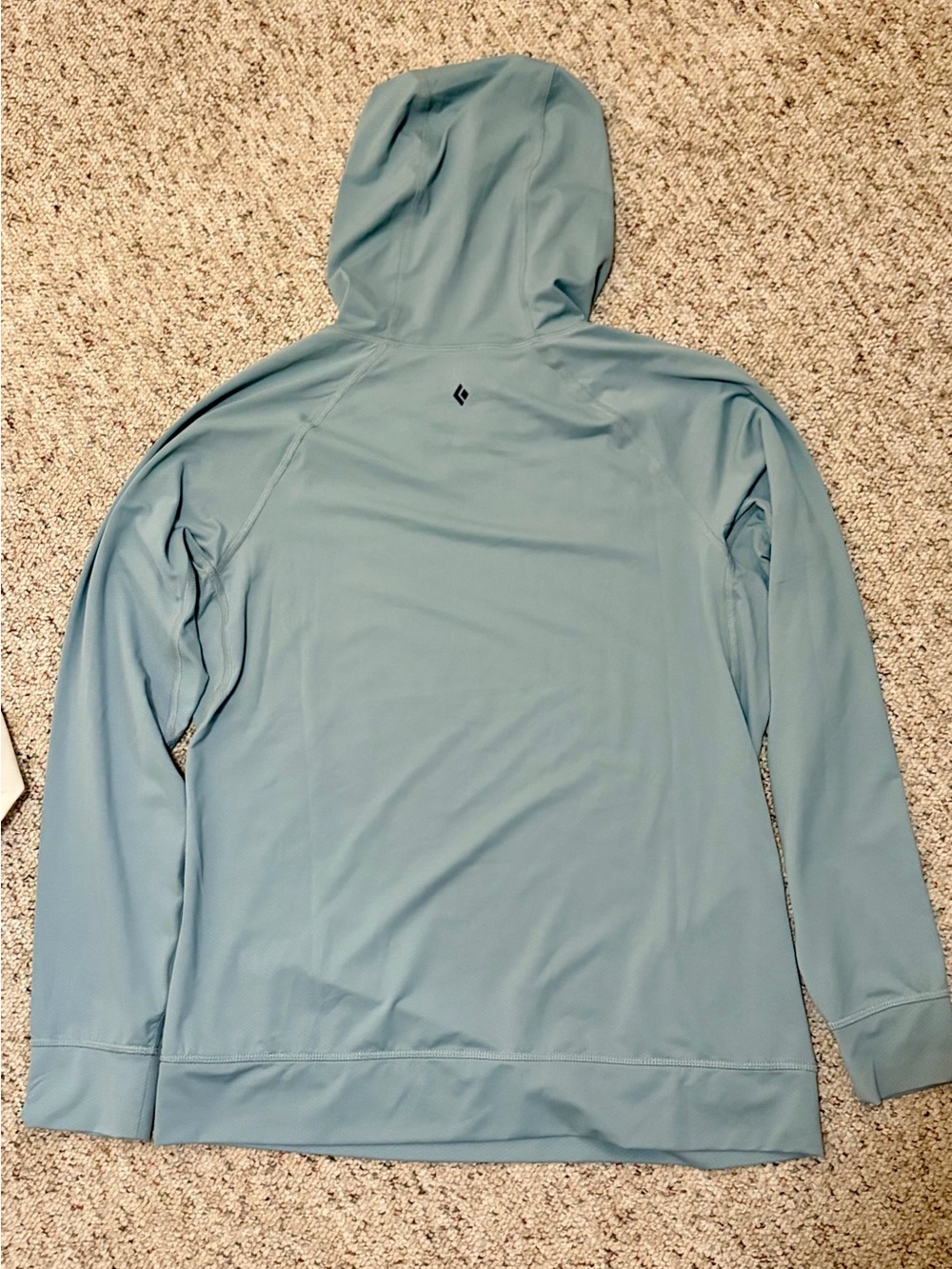 Black Diamond Light Slate Blue Performance Hoodie - Picture 2 of 3